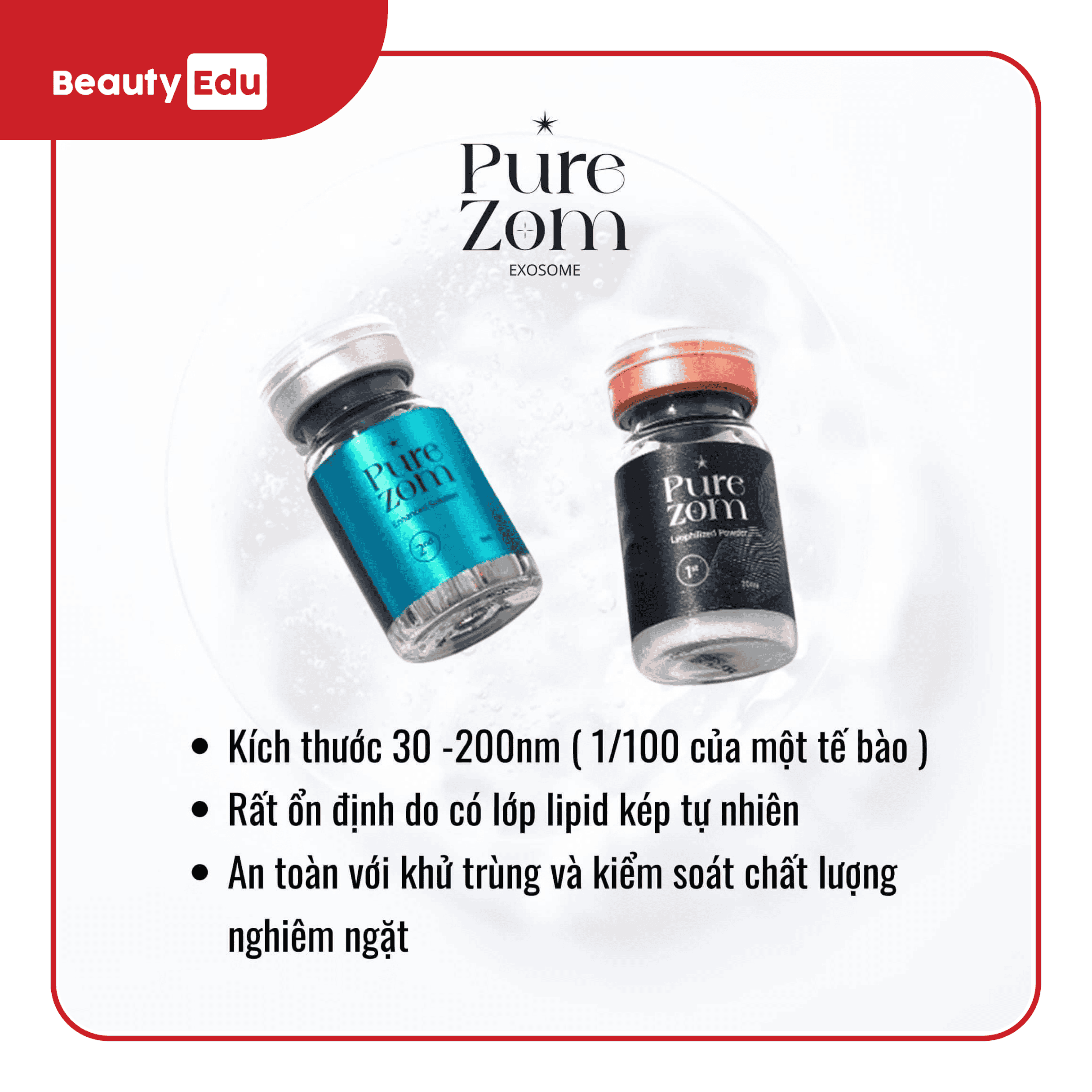 Tinh chất tiêm cấy da Exosome Purezom